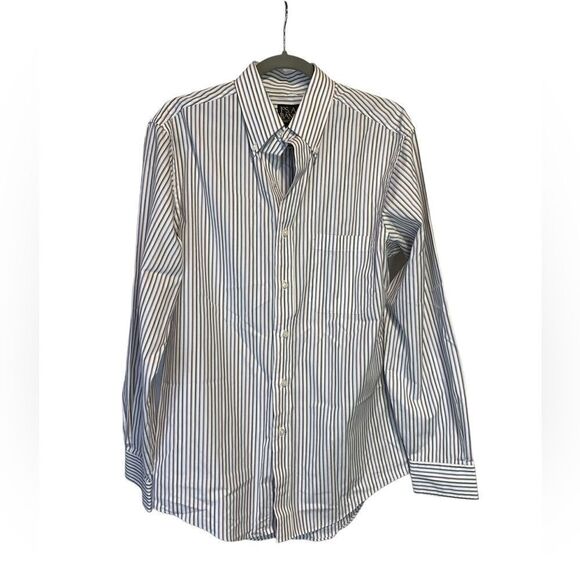 Jos A Banks Striped Dress Shirt - Picture 1 of 4
